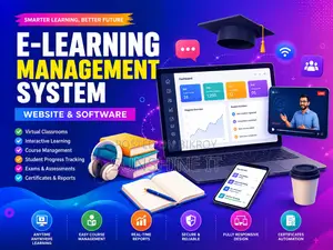 E-Learning Management System Website Software