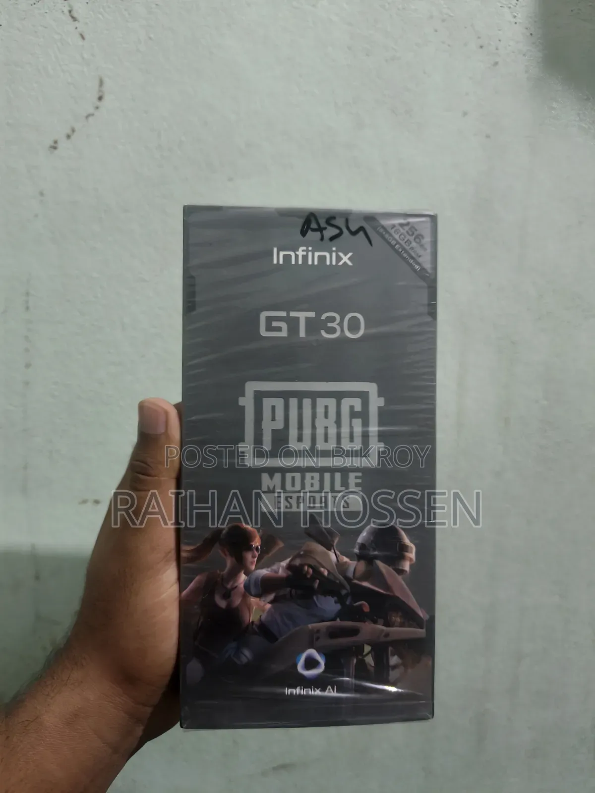 Infinix GT 30 5G ২৫৬ জিবি কালো