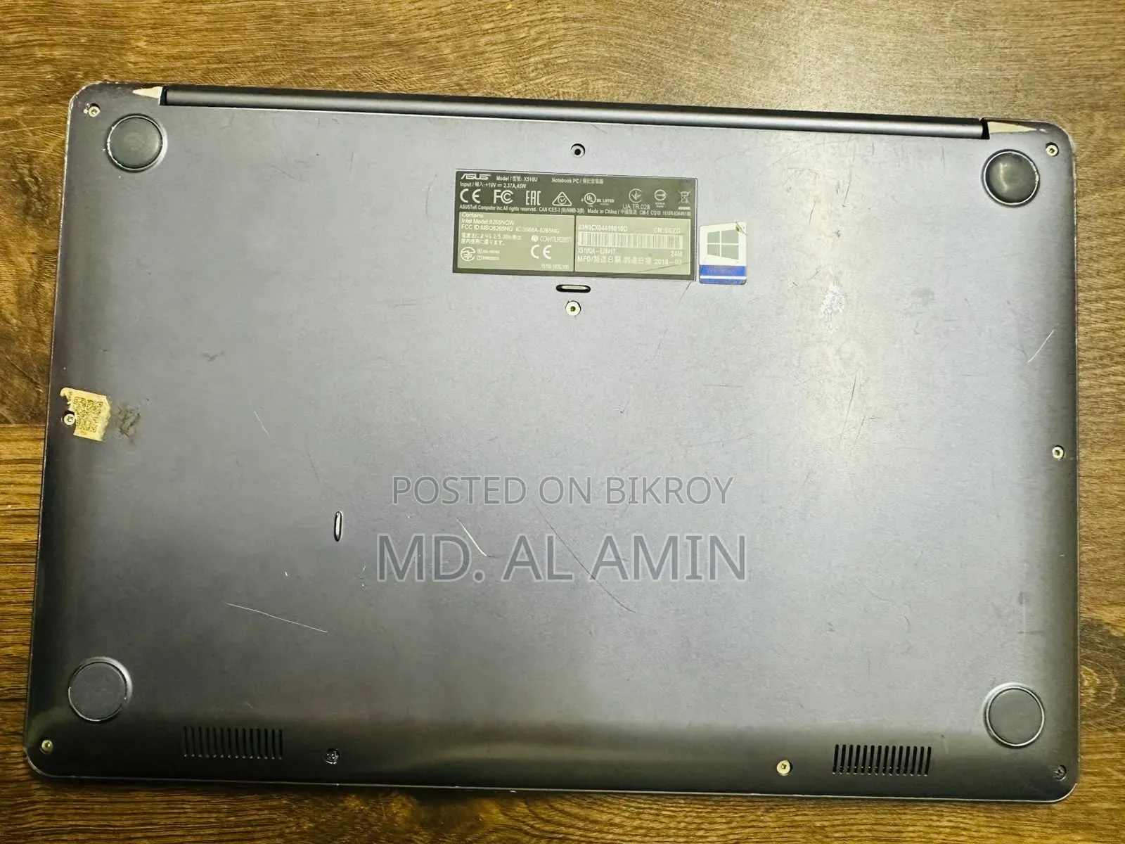 Laptop Asus VivoBook X540SA 4GB Intel Core i5 HDD 1T