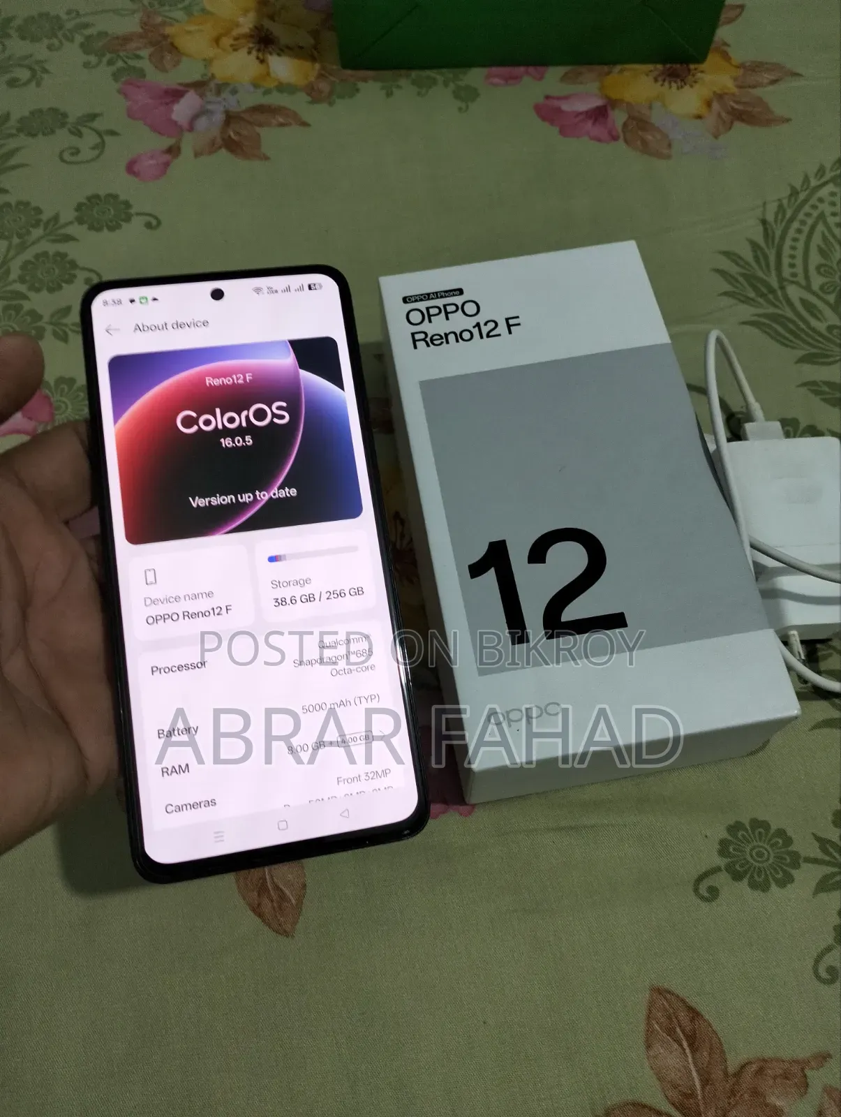 অপো রেনো ২৫৬ জিবি গ্রে