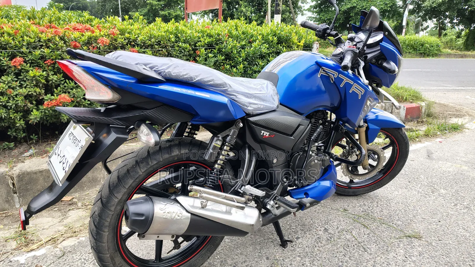 TVS Apache RTR 160 2V 2020 Blue