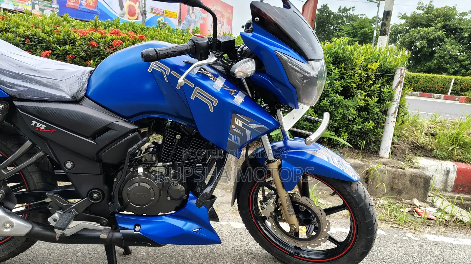 TVS Apache RTR 160 2V 2020 Blue
