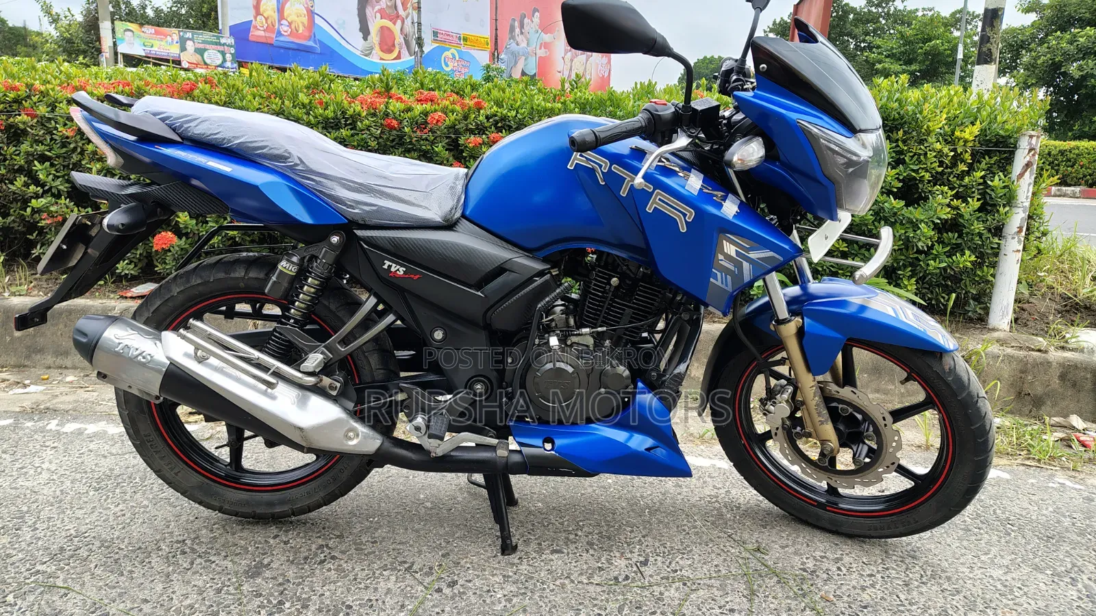 TVS Apache RTR 160 2V 2020 Blue