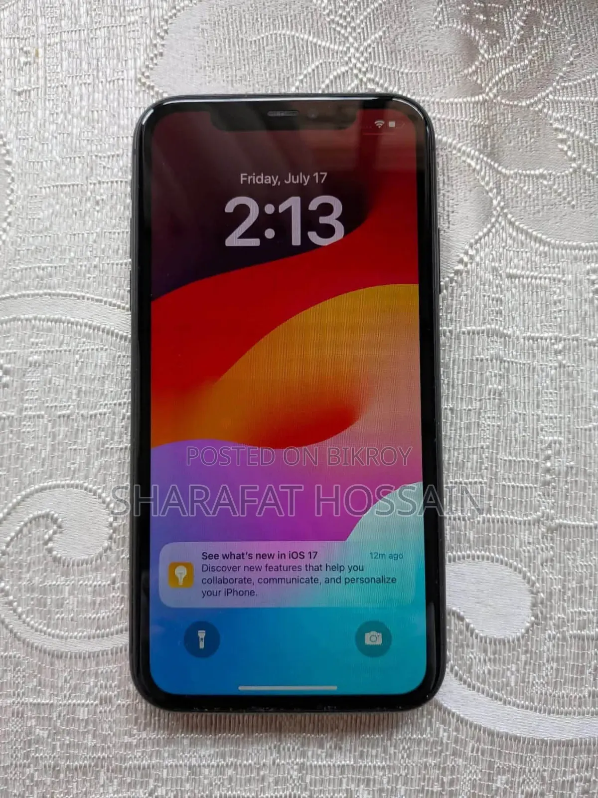 অ্যাপল আইফোন ১১ ১২৮ জিবি ব্ল্যাক
