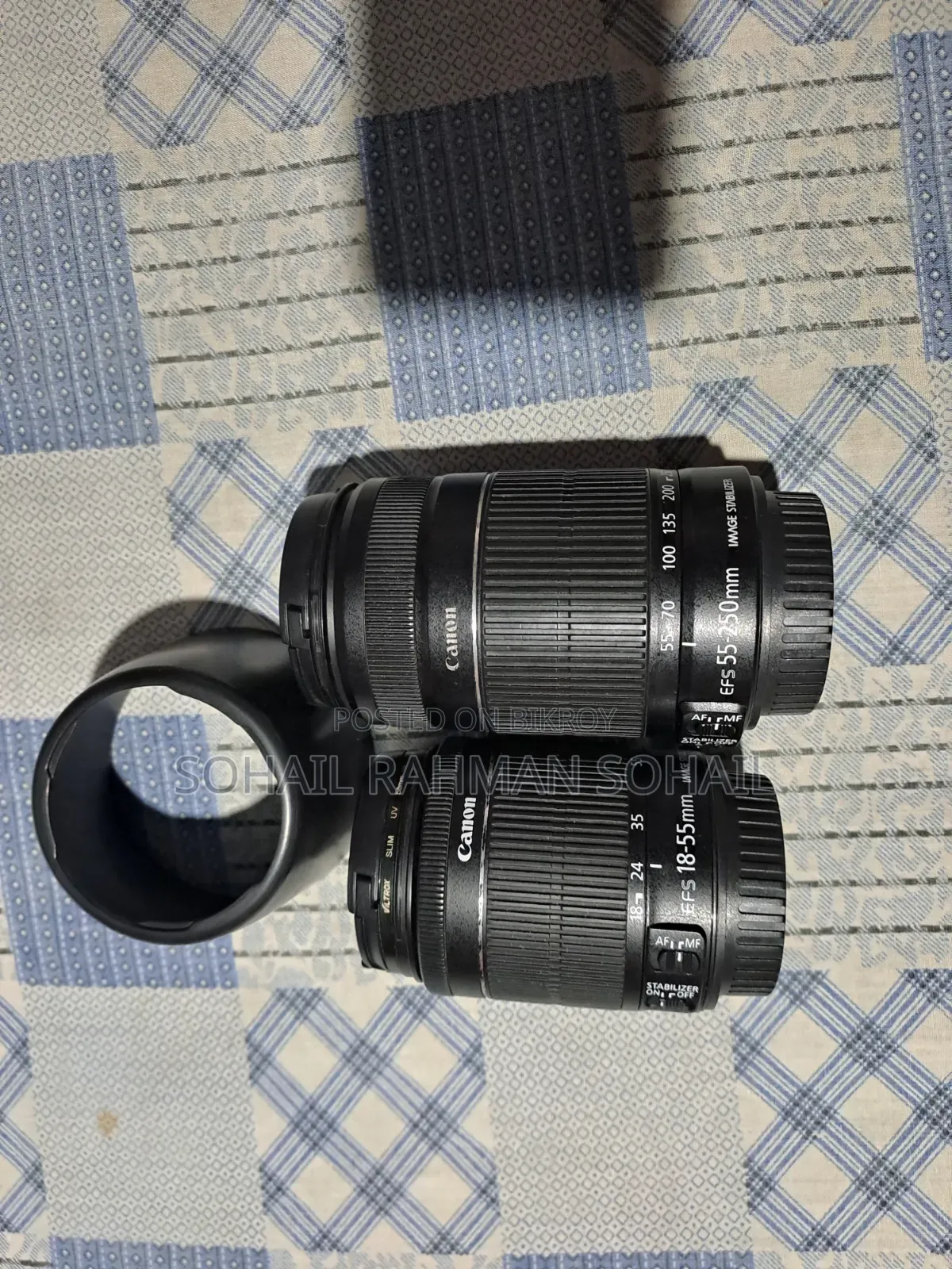 ক্যানন ৬০ডি ২ টি লেন্স সহ