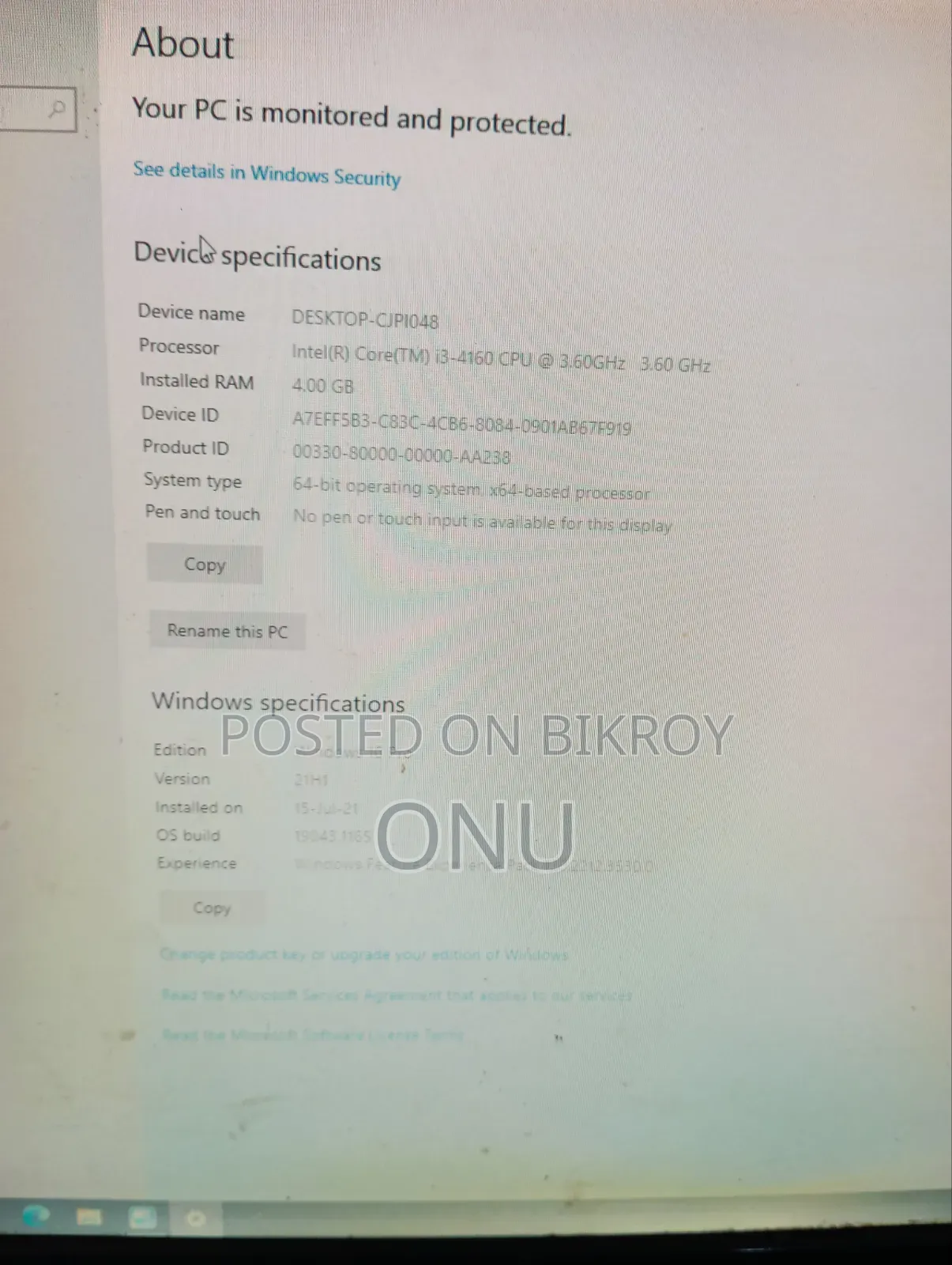 CPU Dell/HP Brand PC