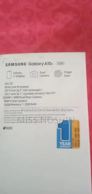 New Samsung Galaxy A10s 32 GB Blue