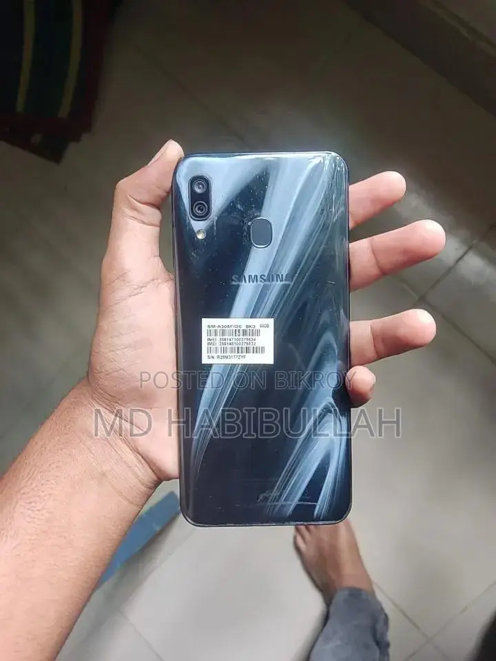 স্যামসাং গ্যালাক্সি এ৩০ ৬৪ জিবি ব্ল্যাক