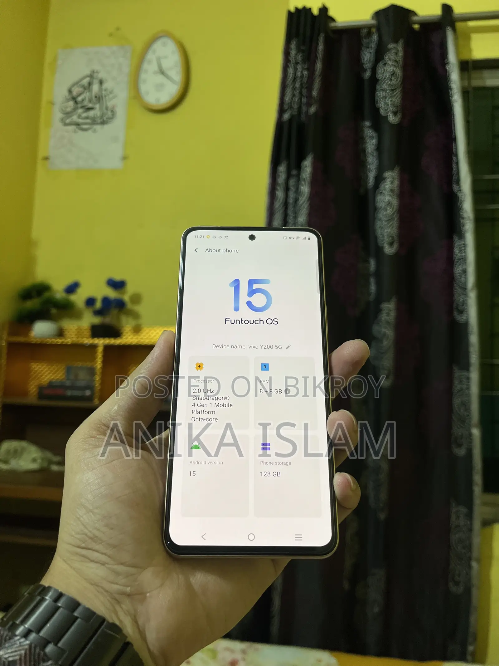 Vivo Y200 128 GB Gold