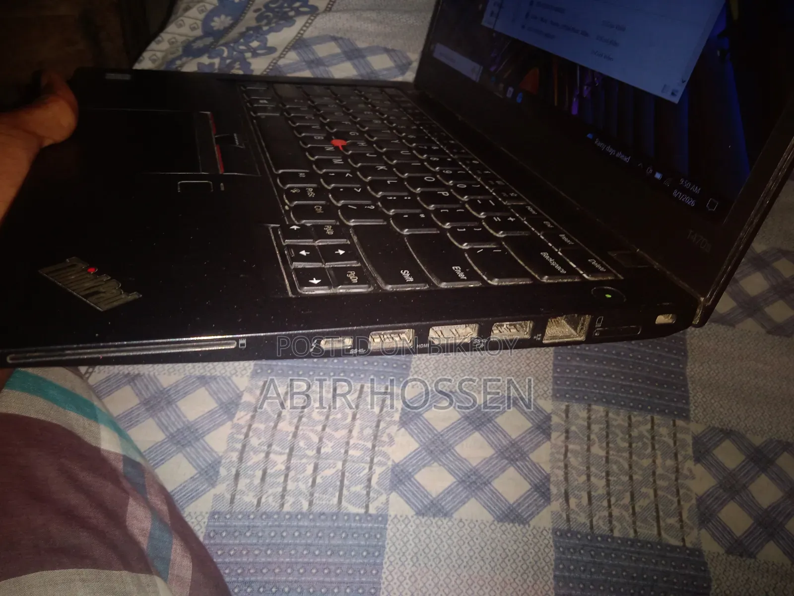 ল্যাপটপ Lenovo ThinkPad T470s 8GB Intel Core i5 SSHD+SSD 256GB