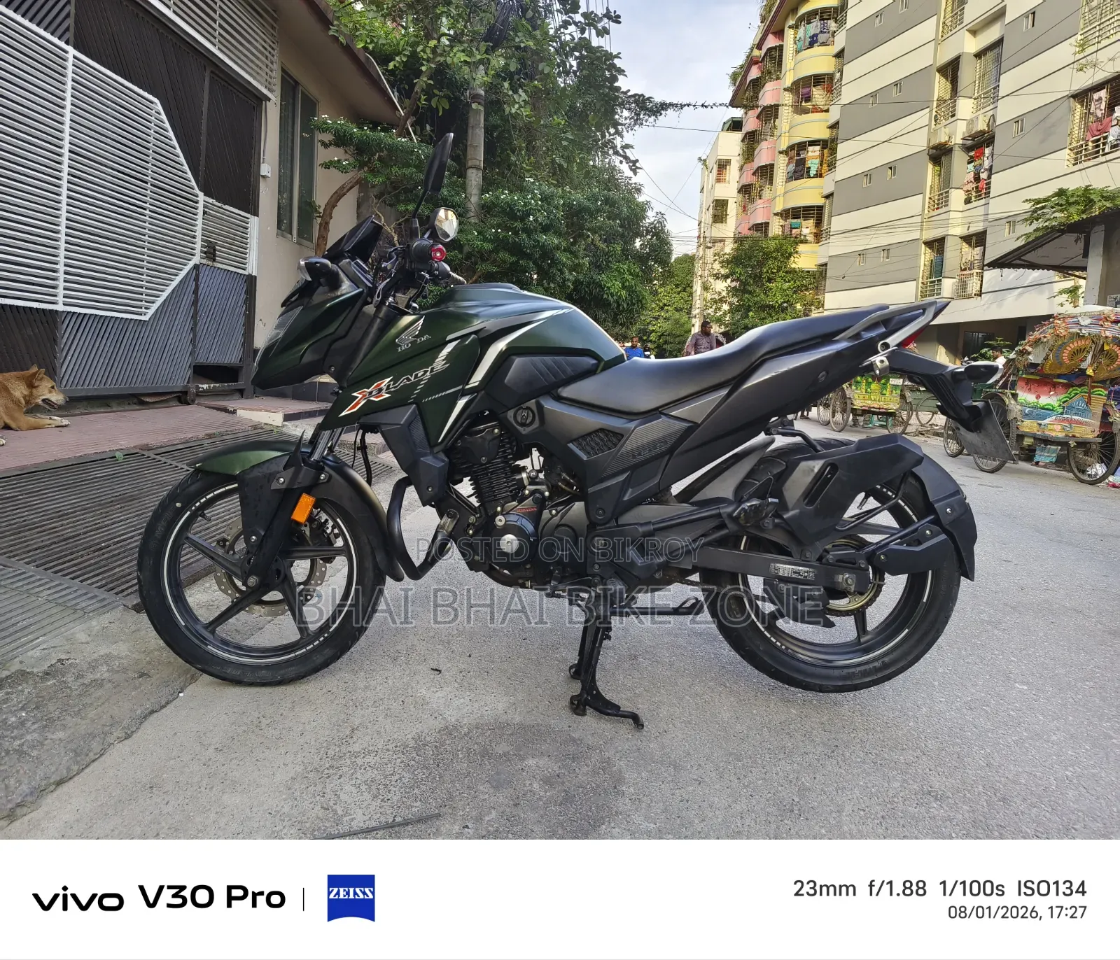 Honda X-Blade 160 2022 Green