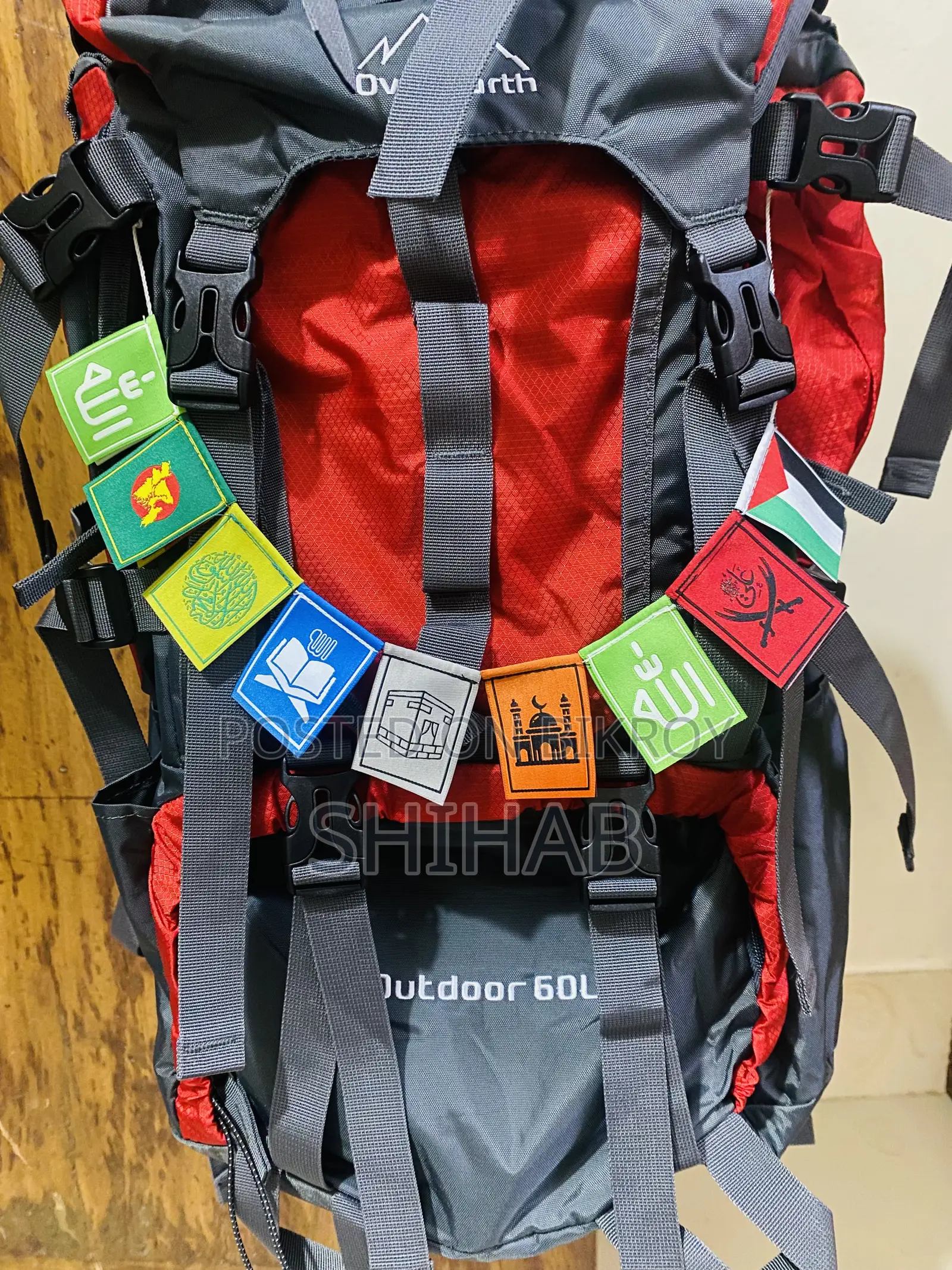 Over Earth Outdoor 60L Backpack