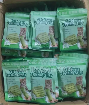 Cat Grass Teething Stick (6 Sticks)
