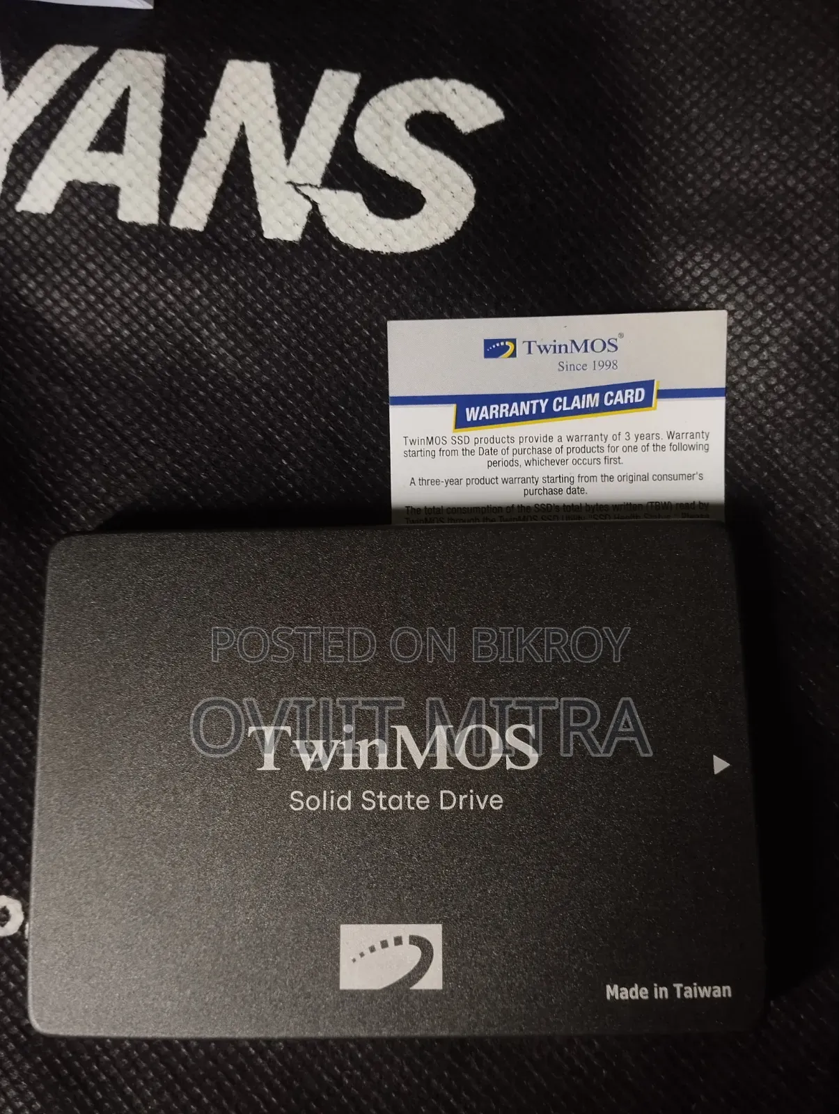 TwinMOS 256GB SATA SSD | ওয়ারেন্টি উপলব্ধ, চমৎকার অবস্থা