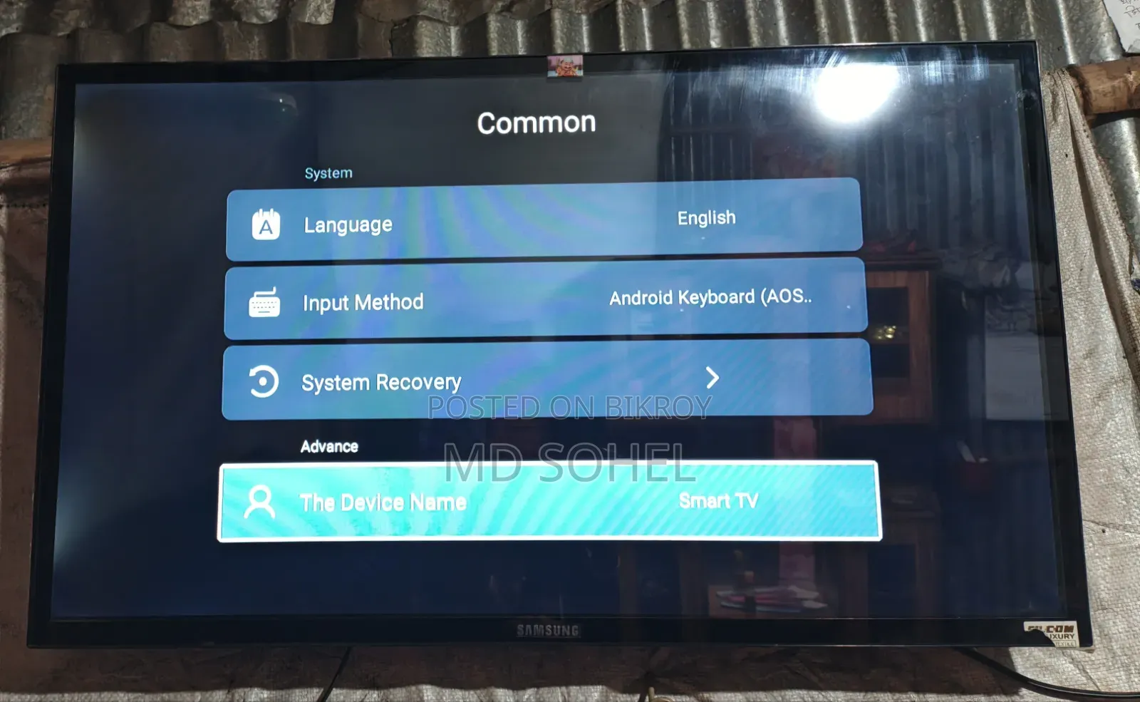 LED Smart TV Voice Control