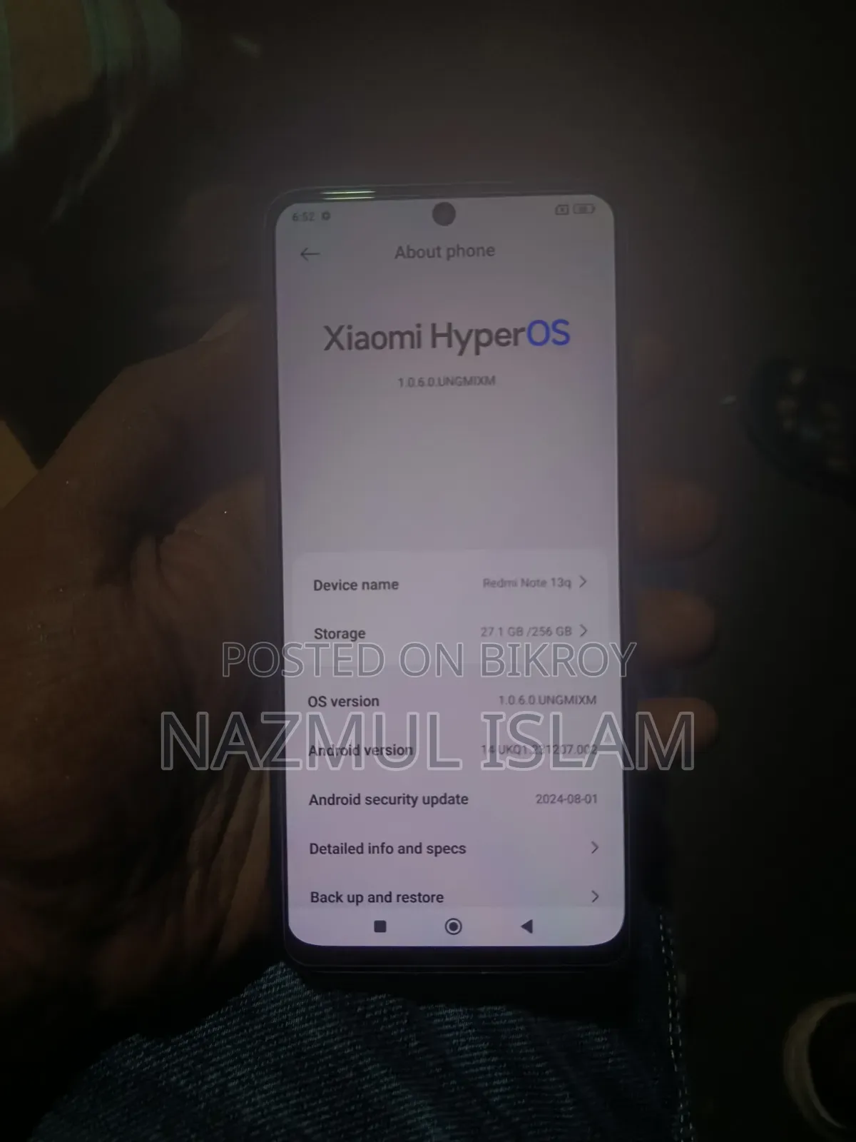 Xiaomi Redmi Note 13 256 GB Black