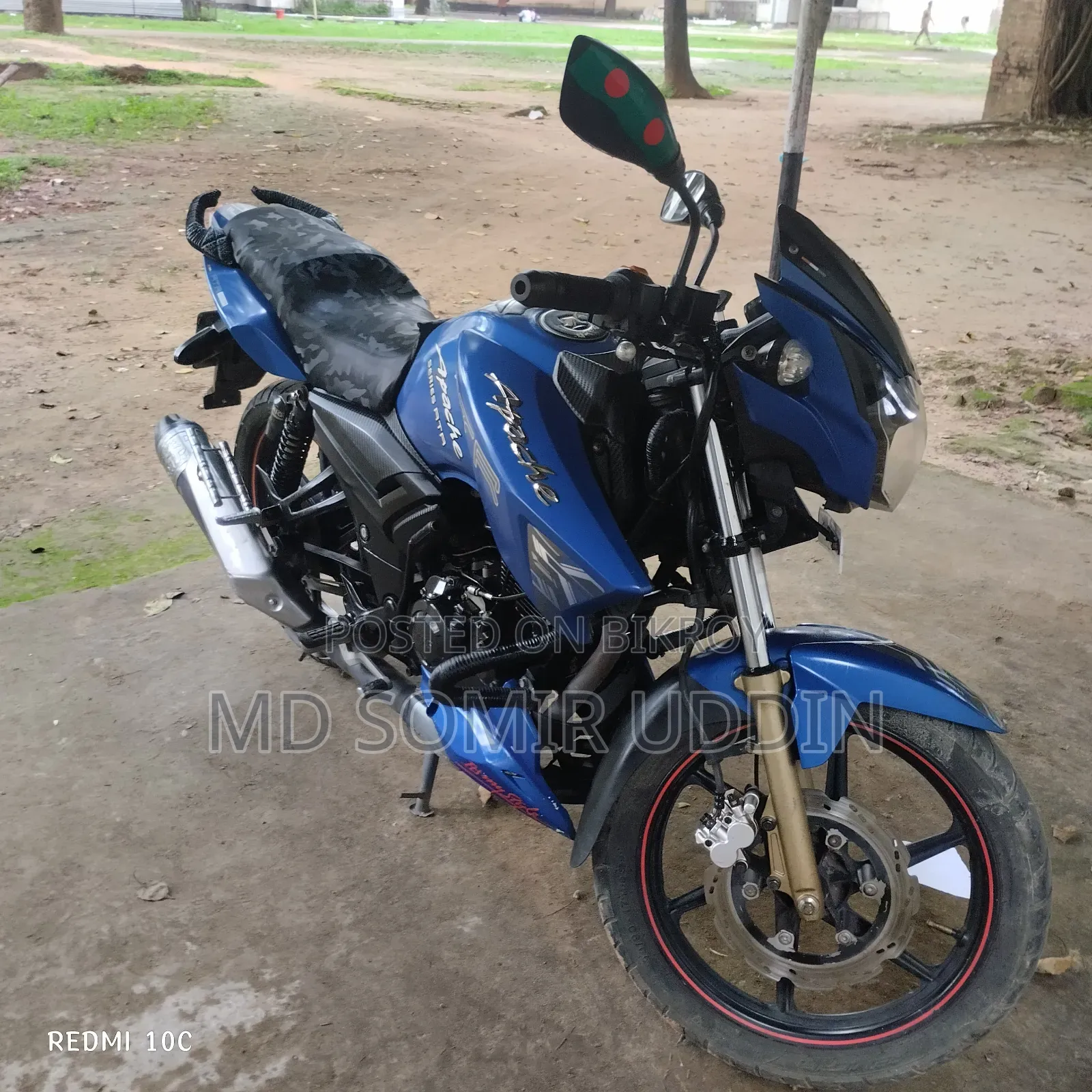 TVS Apache RTR 160 2V 2018 Blue