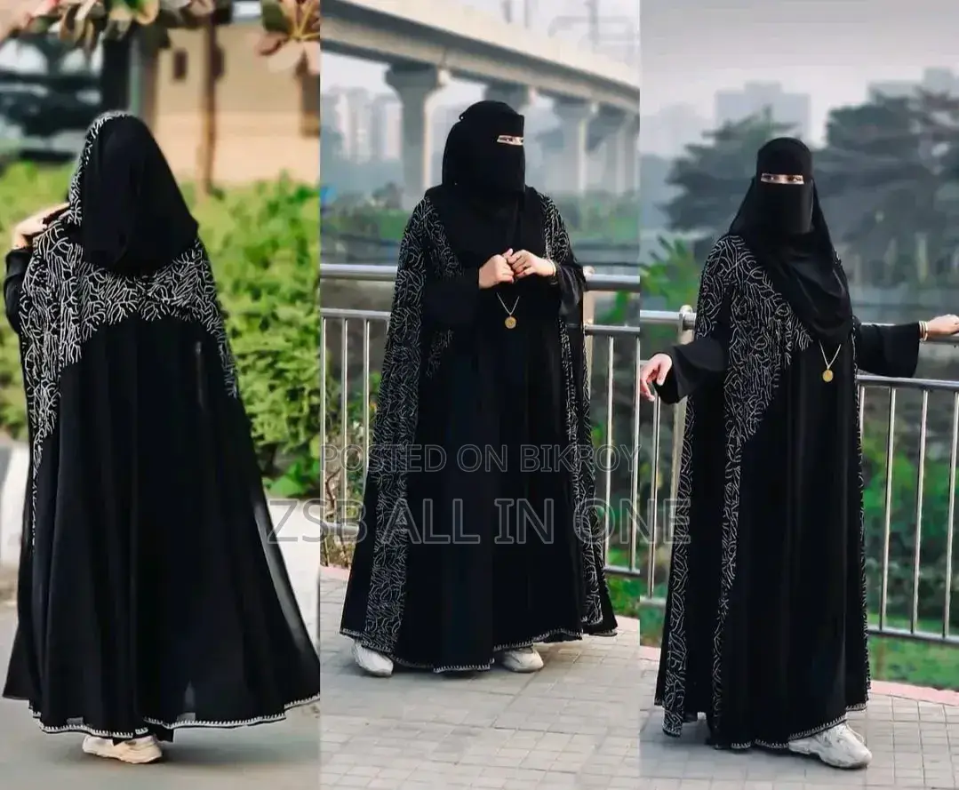 বিজলি স্টোন বোরকা সেট