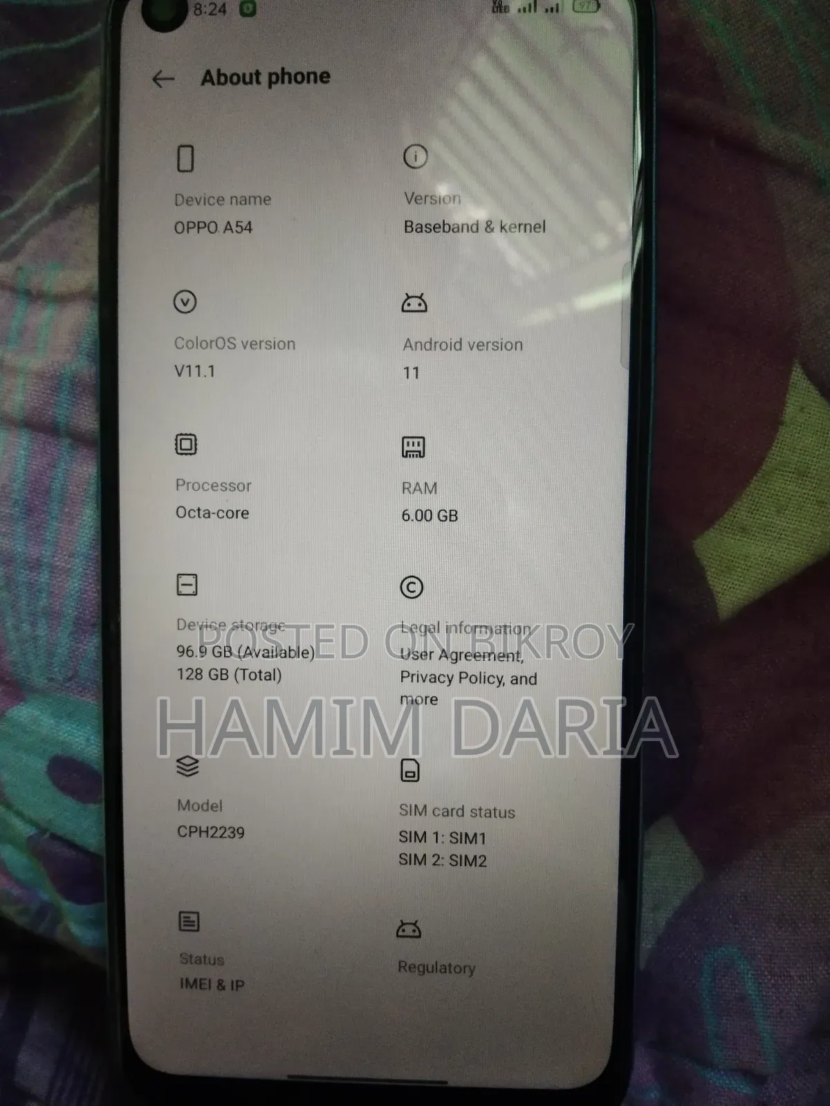 Oppo A54 128 GB Blue