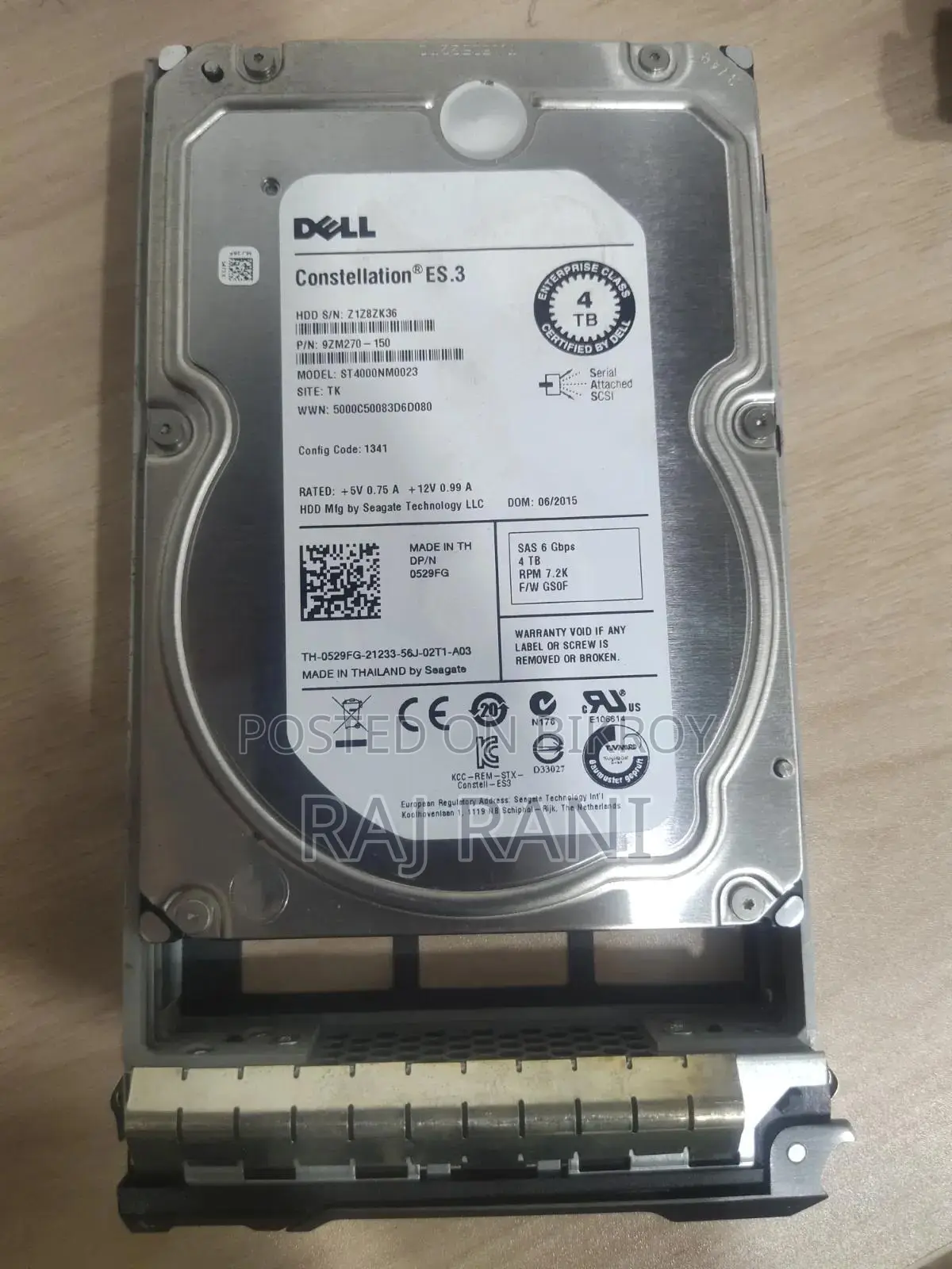 Seagate Constellation ES.3 4TB Server HDD | SAS | 7200RPM