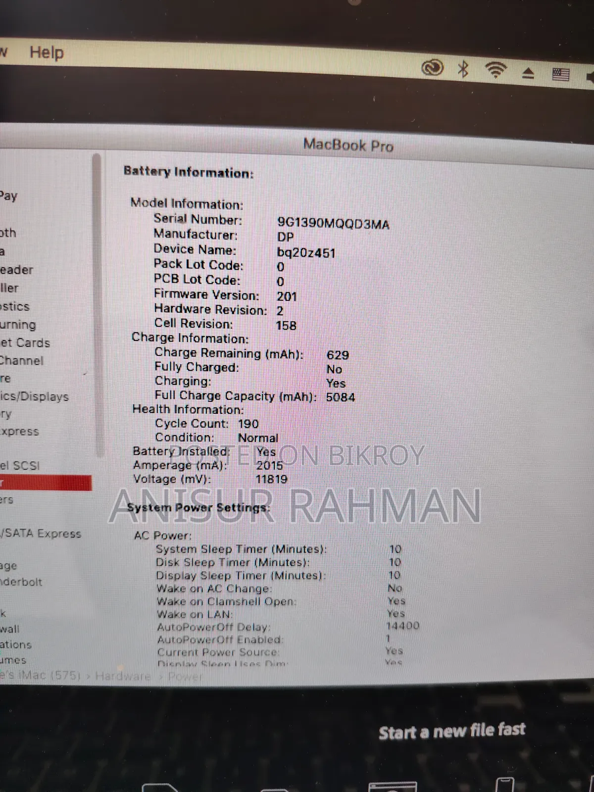 Laptop Apple MacBook 2012 12GB Intel Core i7 SSD 512GB