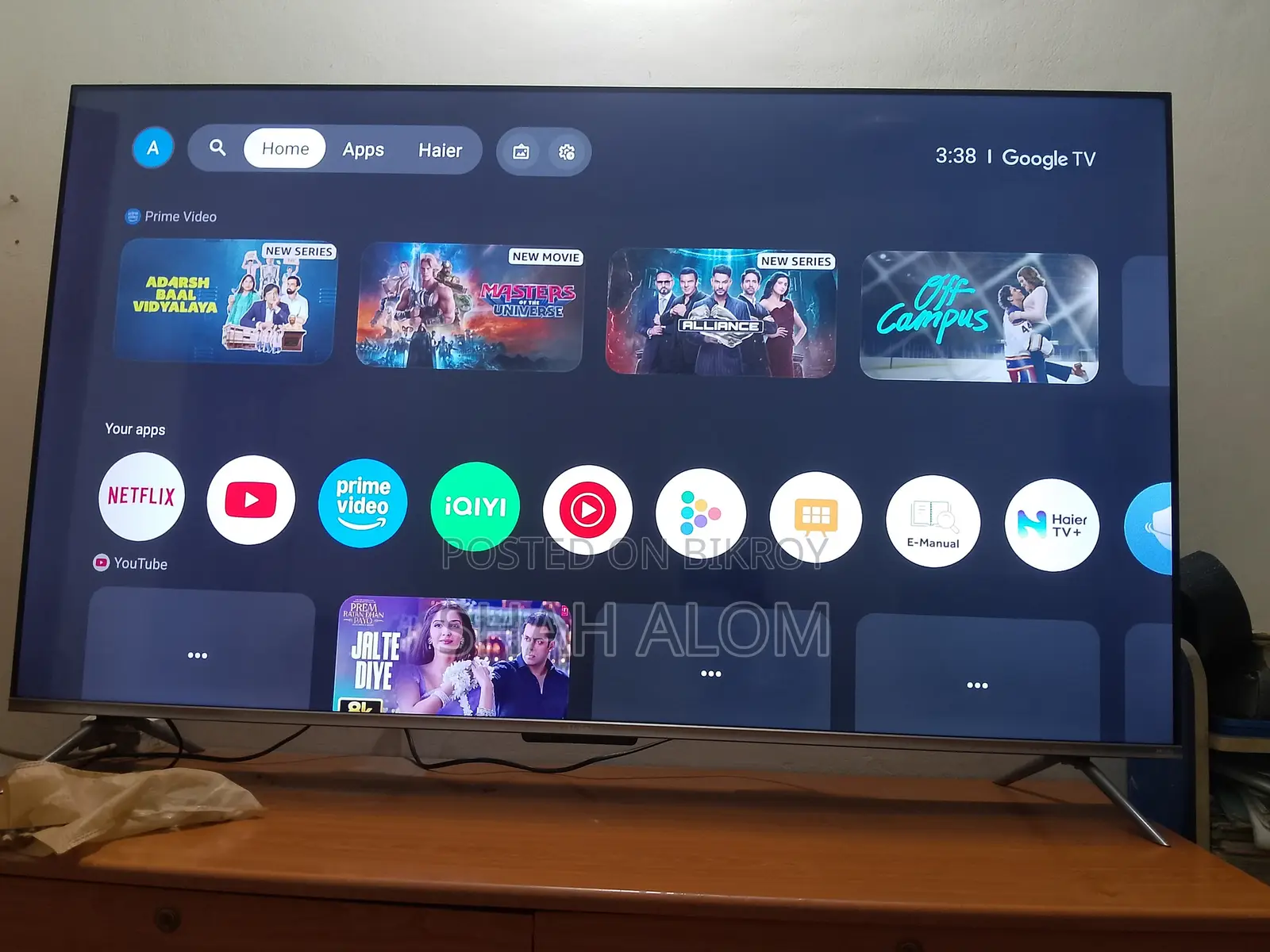 Haier 65p7 Pro 65" 4k Hqled Smart Google TV