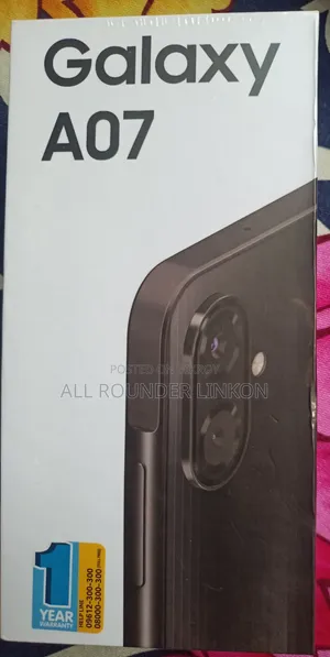 New Samsung Galaxy A07 4G 128 GB Black