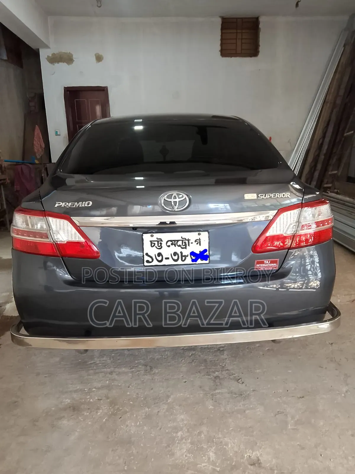টয়োটা প্রিমিও ১.৫ এফডব্লিউডি ২০১৩ গ্রে