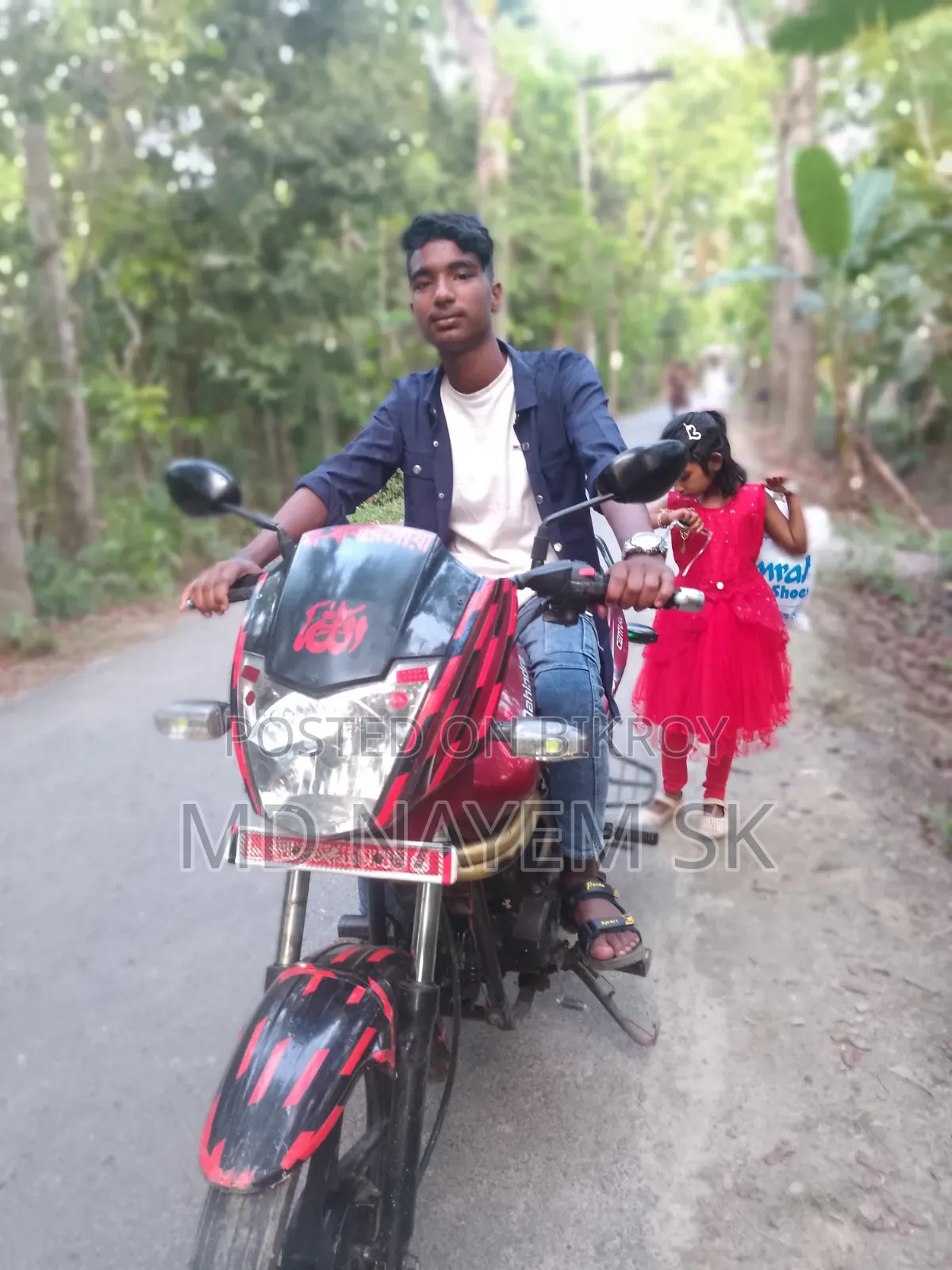 Bajaj Platina 100 2016 Red