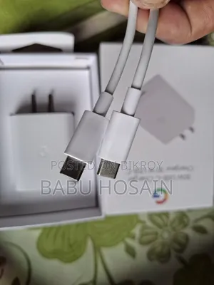 Google Pixel 8 Used 30 Watt Charger and Data Cable