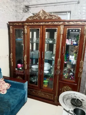 Teak wood showcase