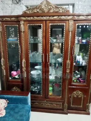 Teak wood showcase
