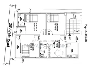 3 Bedroom Apartment in Rainbow Pk Villa, Mirpur for sale
