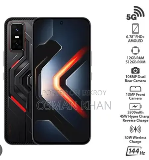 Infinix GT 30 Pro 256 GB Black