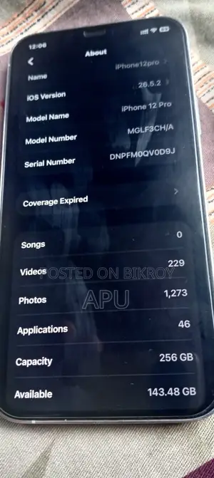 Apple iPhone 12 Pro 256 GB White