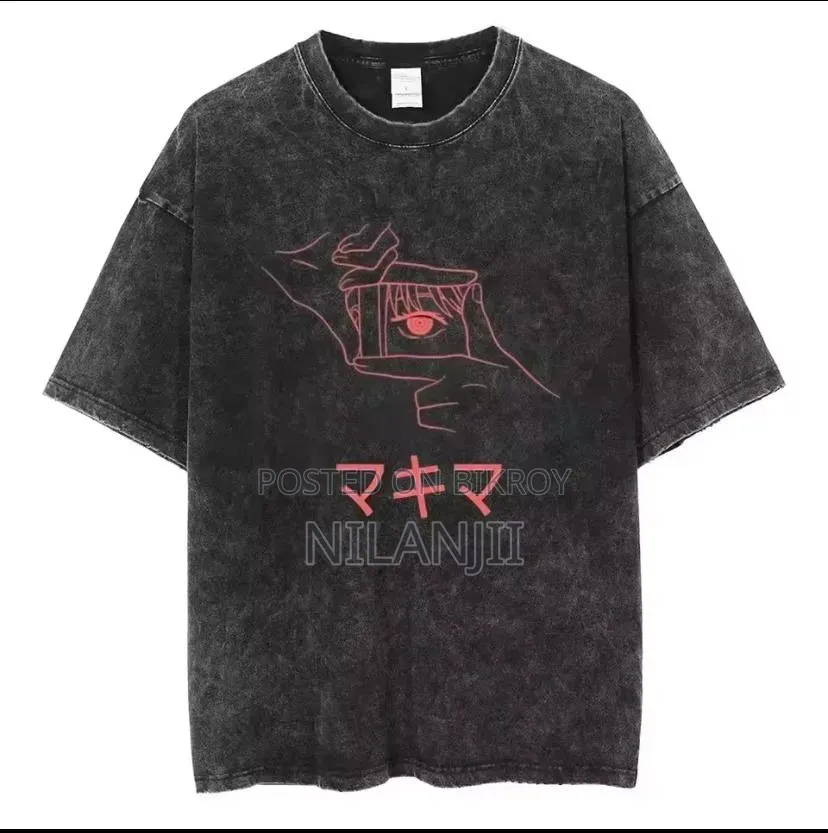 প্রিমিয়াম এসিড ওয়াশ ড্রপ শোল্ডার টি-শার্ট
