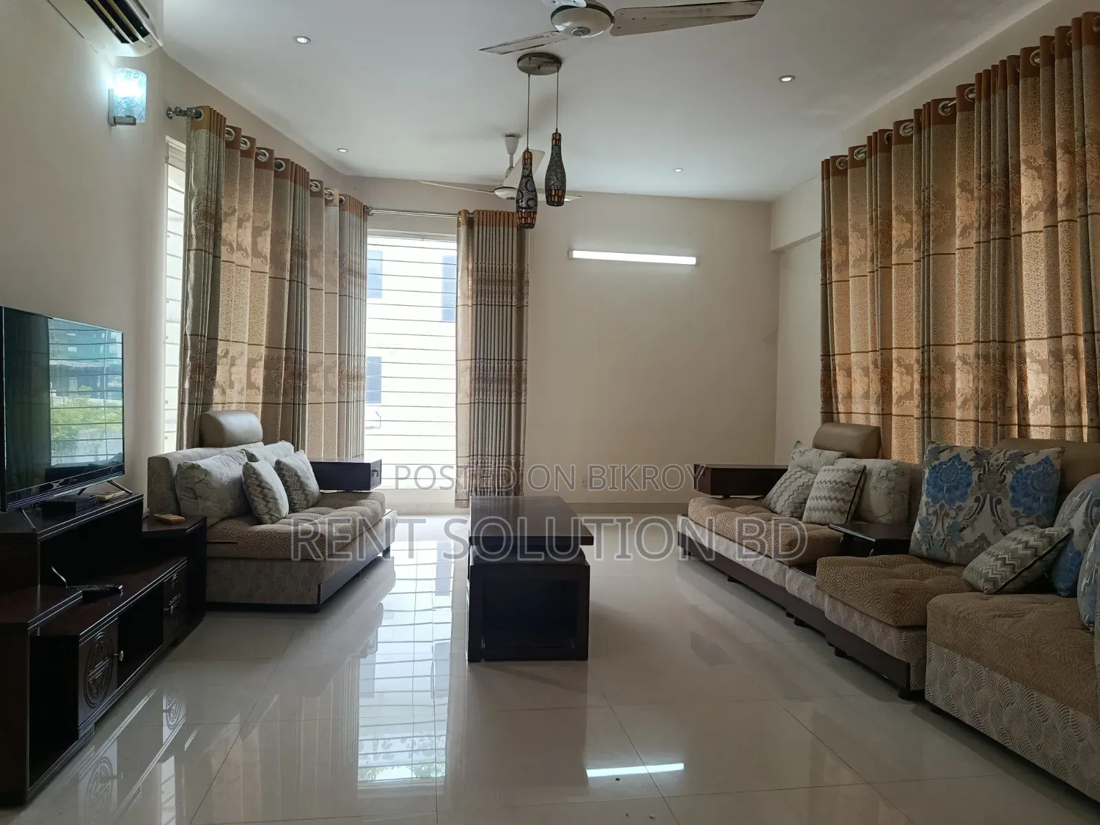 Furnished 3-Bedroom Apartment in Gulshan for Rent