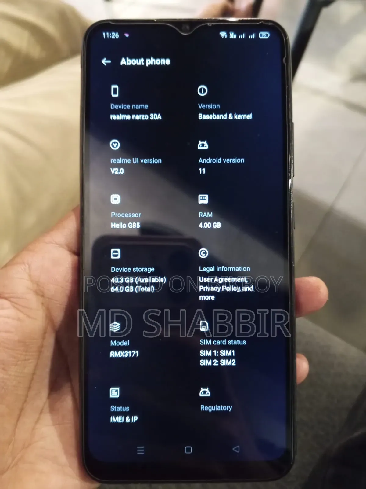 Realme Narzo 128 GB Black