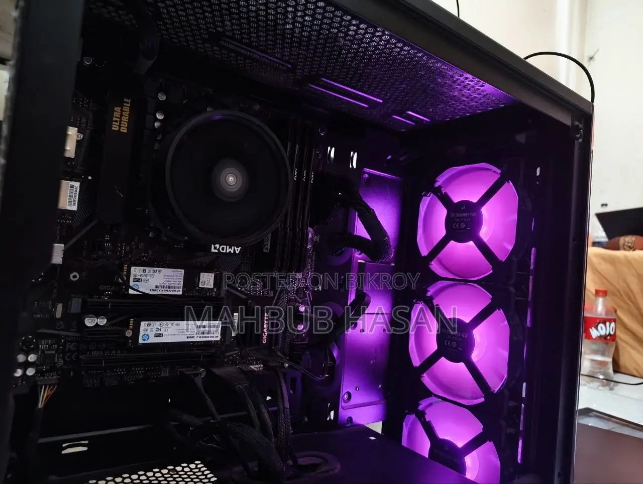 Desktop Computer 32GB AMD Ryzen 7 HDD+SSD 256GB