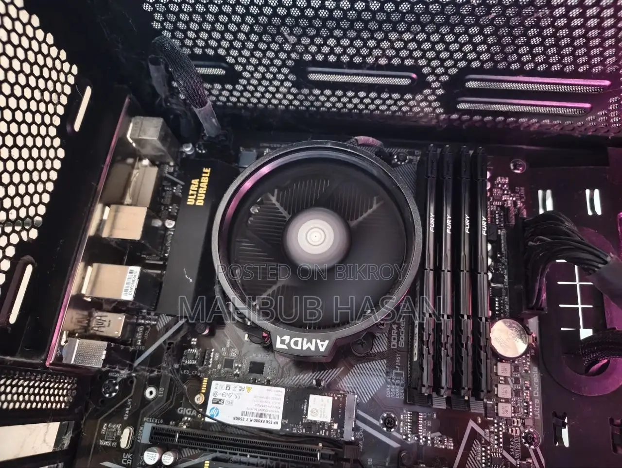Desktop Computer 32GB AMD Ryzen 7 HDD+SSD 256GB