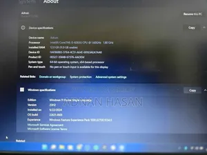ল্যাপটপ এসার অ্যাসপায়ার ৩ ১২ জিবি ইন্টেল কোর আই৫ এইচডিডি+এসএসডি ২ টি