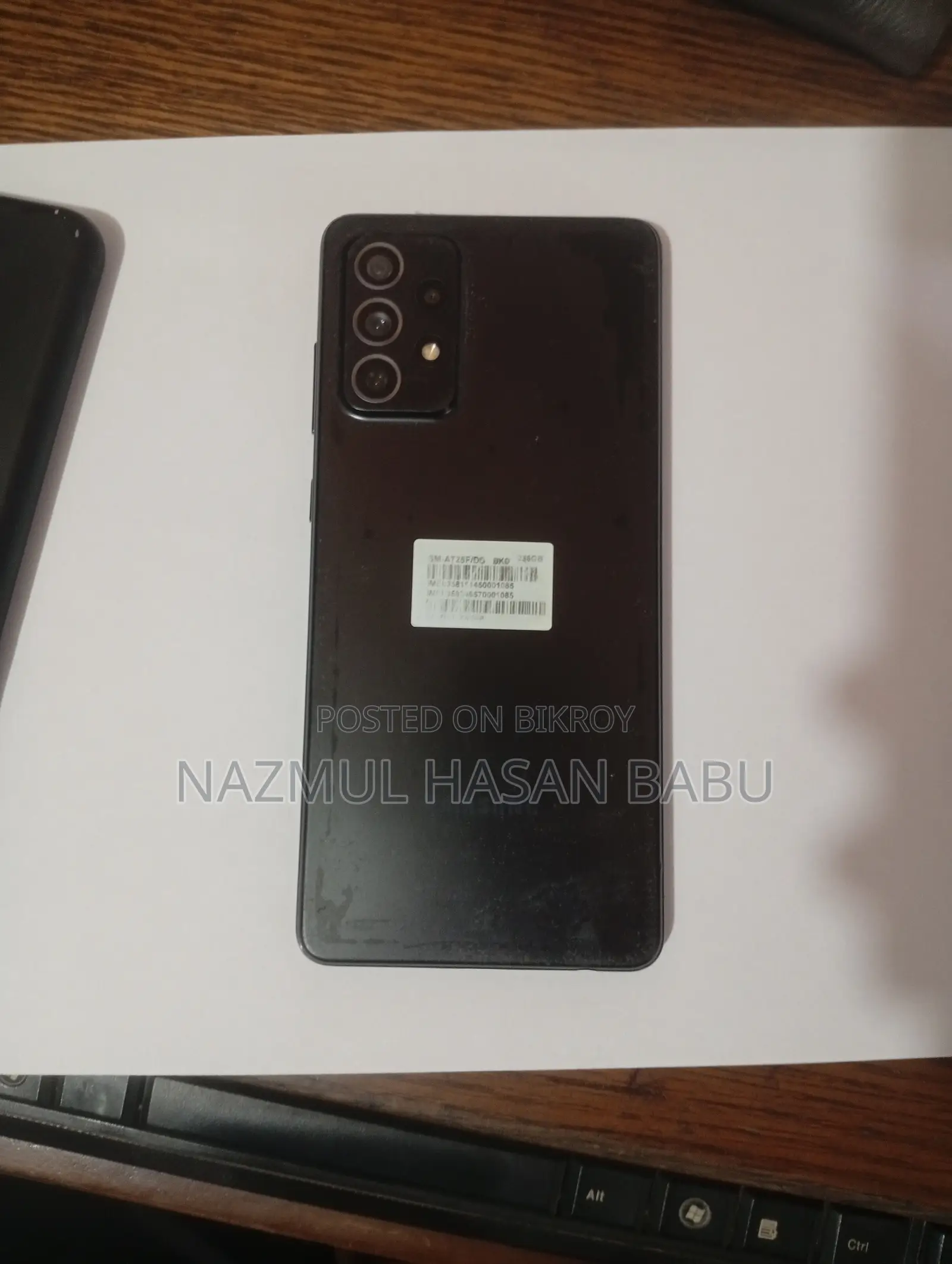 স্যামসাং গ্যালাক্সি এ৭২ ২৫৬ জিবি ব্ল্যাক