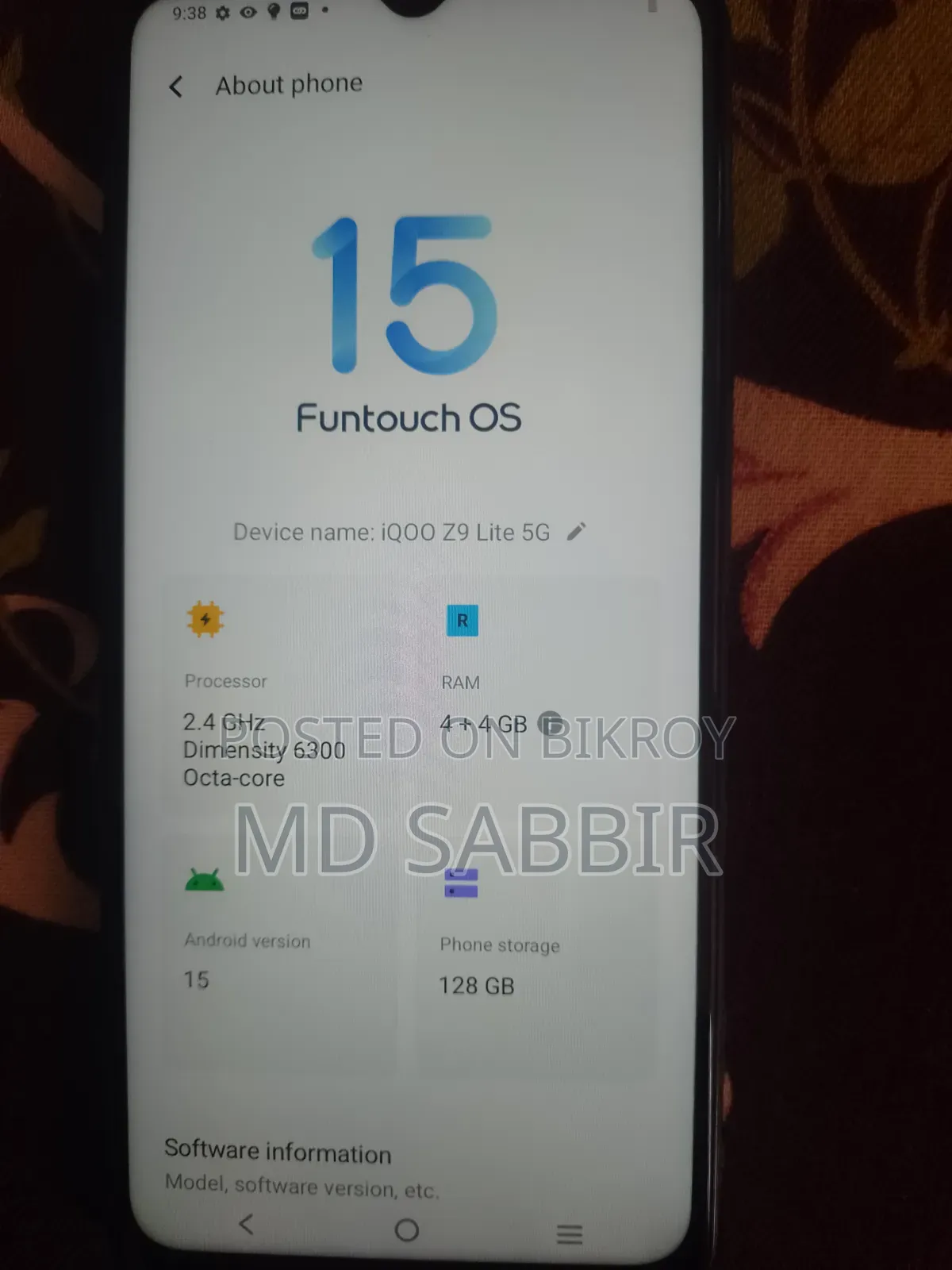 iQOO Z9 128 GB Black