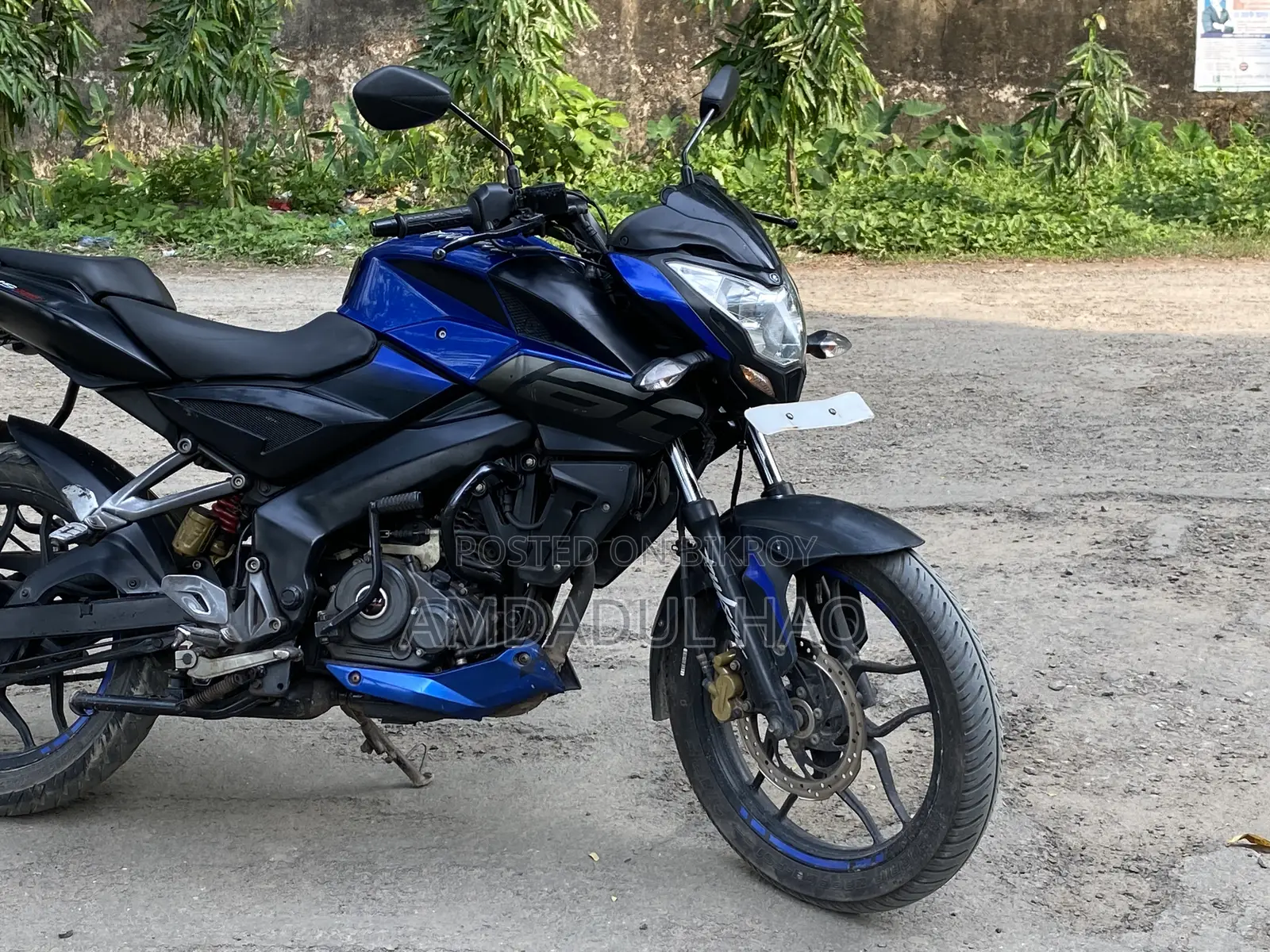 বাজাজ পালসার এনএস ১৬০ ২০১৮ ব্লু