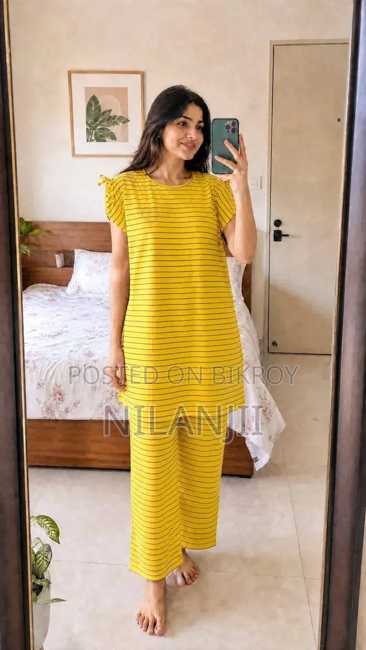 কটন টিশার্ট এবং প্যান্ট সেট