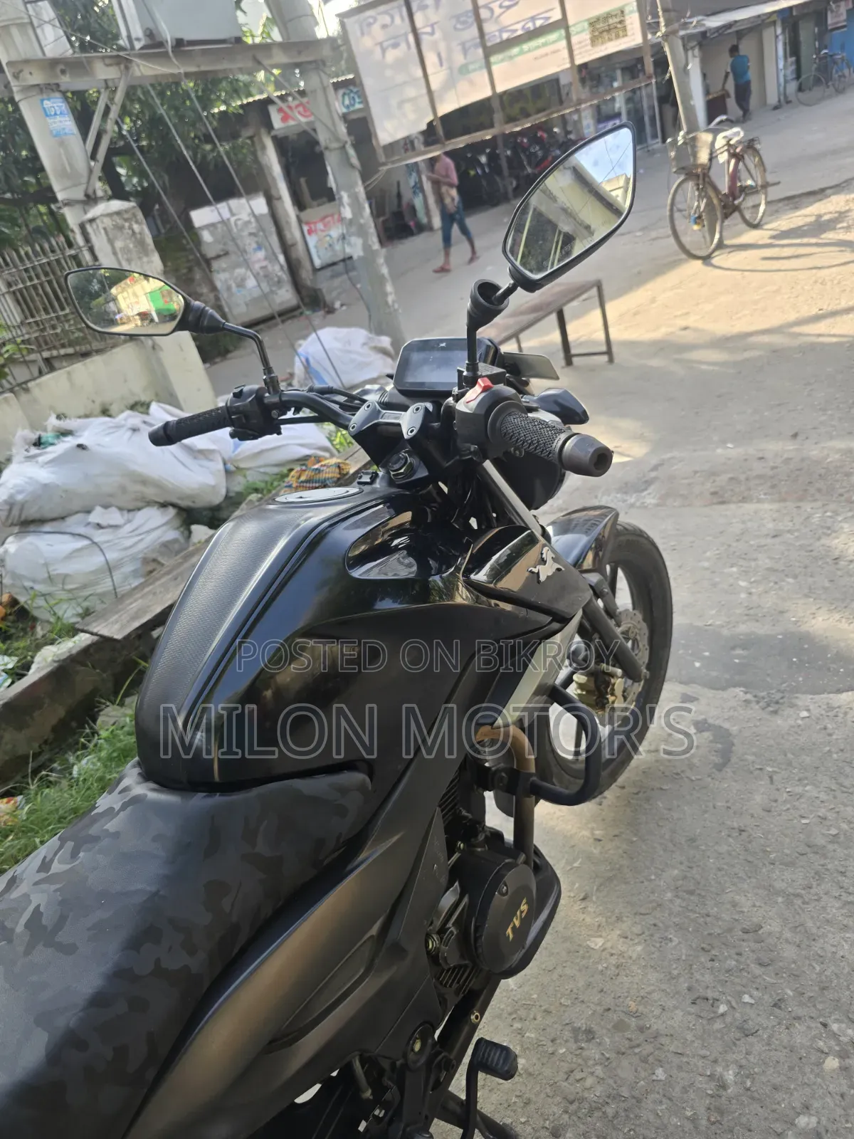 টিভিএস রাইডার ১২৫ ২০২২ কালো