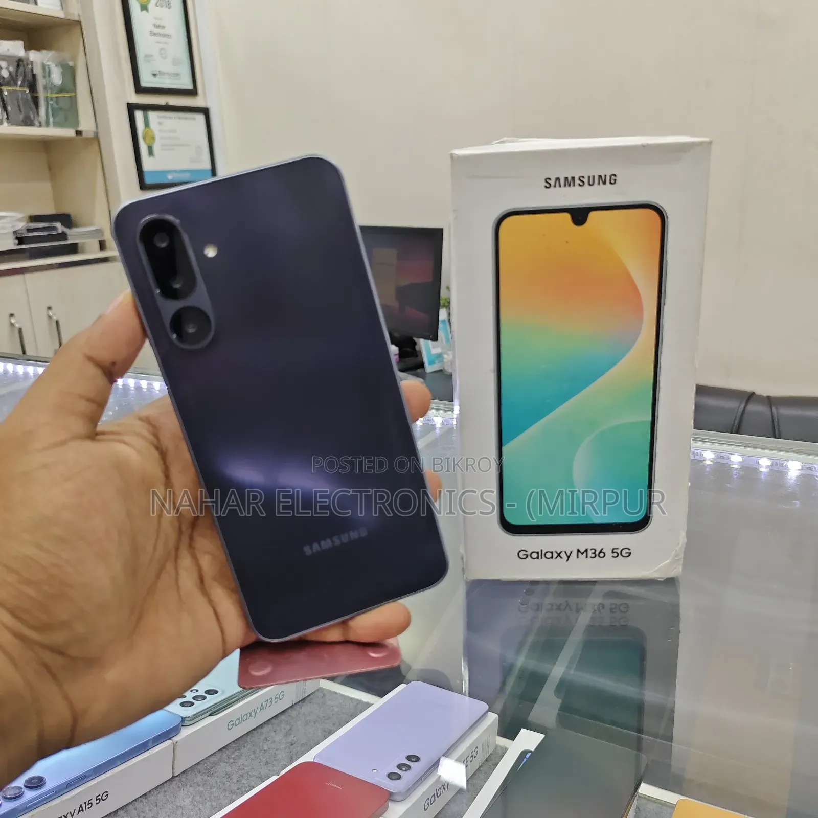 স্যামসাং গ্যালাক্সি এম৩৬ ৫জি ১২৮ জিবি ব্ল্যাক