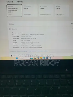 ল্যাপটপ Lenovo ThinkPad T490s 8GB Intel Core i5 SSD 256GB