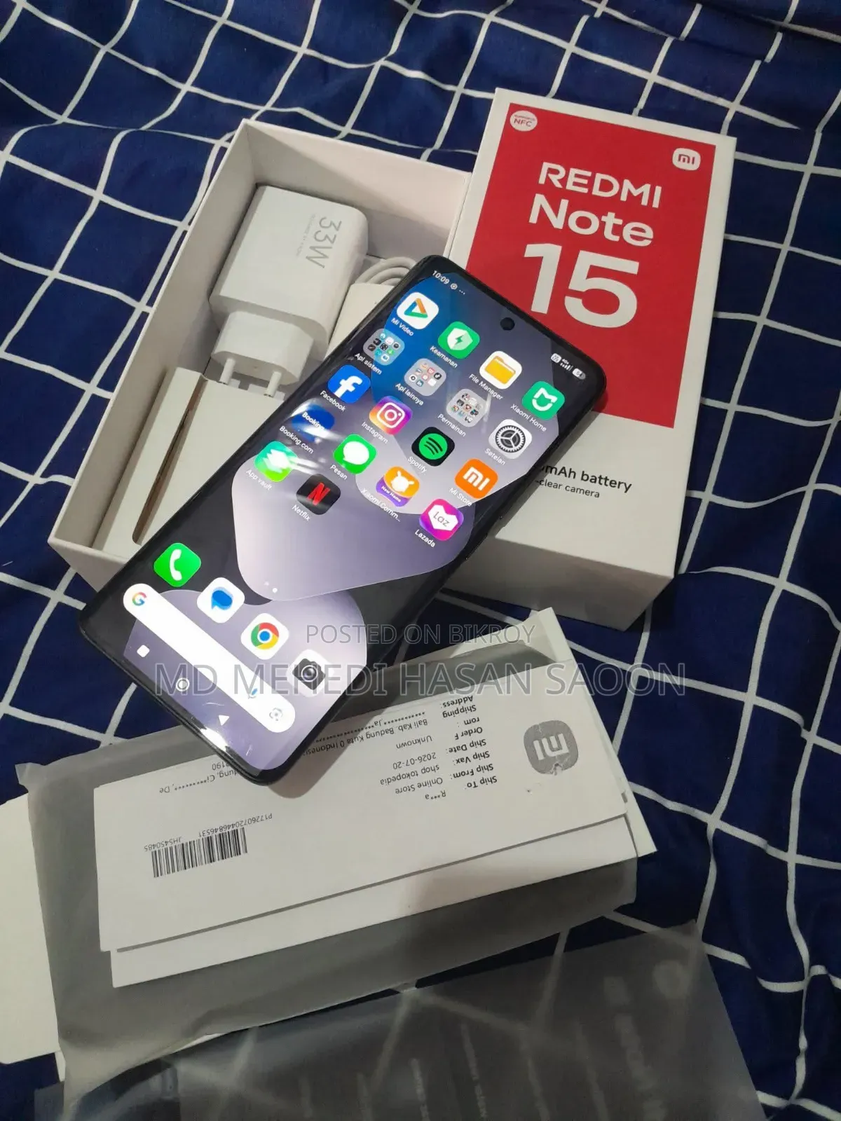 Xiaomi Redmi Note 15 256 GB Black