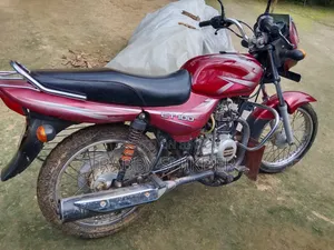 লাল রঙের ২০১৭ মডেলের বাজাজ সিটি ১০০